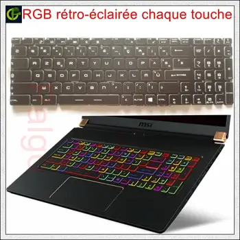 French Azerty Per-key RGB backlit full color Keyboard for MSI GT76 Titan DT 9SG 9SF colorful FR 
French Azerty Per-key RGB backlit full color Keyboard for MSI GT76 Titan DT 9SG 9SF colorful FR