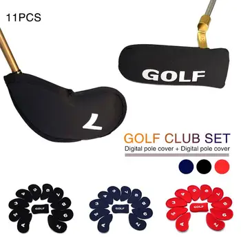 Case 11PCS Putter Cover Golf Head Cover Nylon Durable Gift Iron Putter Headcover Sign Sports Protect Club
Case 11PCS Putter Cover Golf Head Cover Nylon Durable Gift Iron Putter Headcover Sign Sports Protect Club