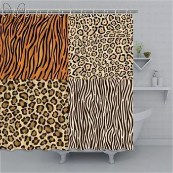Modern coffee color polyester waterproof leopard print fabric shower curtain Europe bath curtain Bathroom accessories
Modern coffee color polyester waterproof leopard print fabric shower curtain Europe bath curtain Bathroom accessories