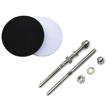 2 Set Accessories: 1 Set Threaded Stud Terminal Tensioner and Ball Swage Kit & 1 Set 5 Inch Sponge Shock Pad 125MM
2 Set Accessories: 1 Set Threaded Stud Terminal Tensioner and Ball Swage Kit & 1 Set 5 Inch Sponge Shock Pad 125MM