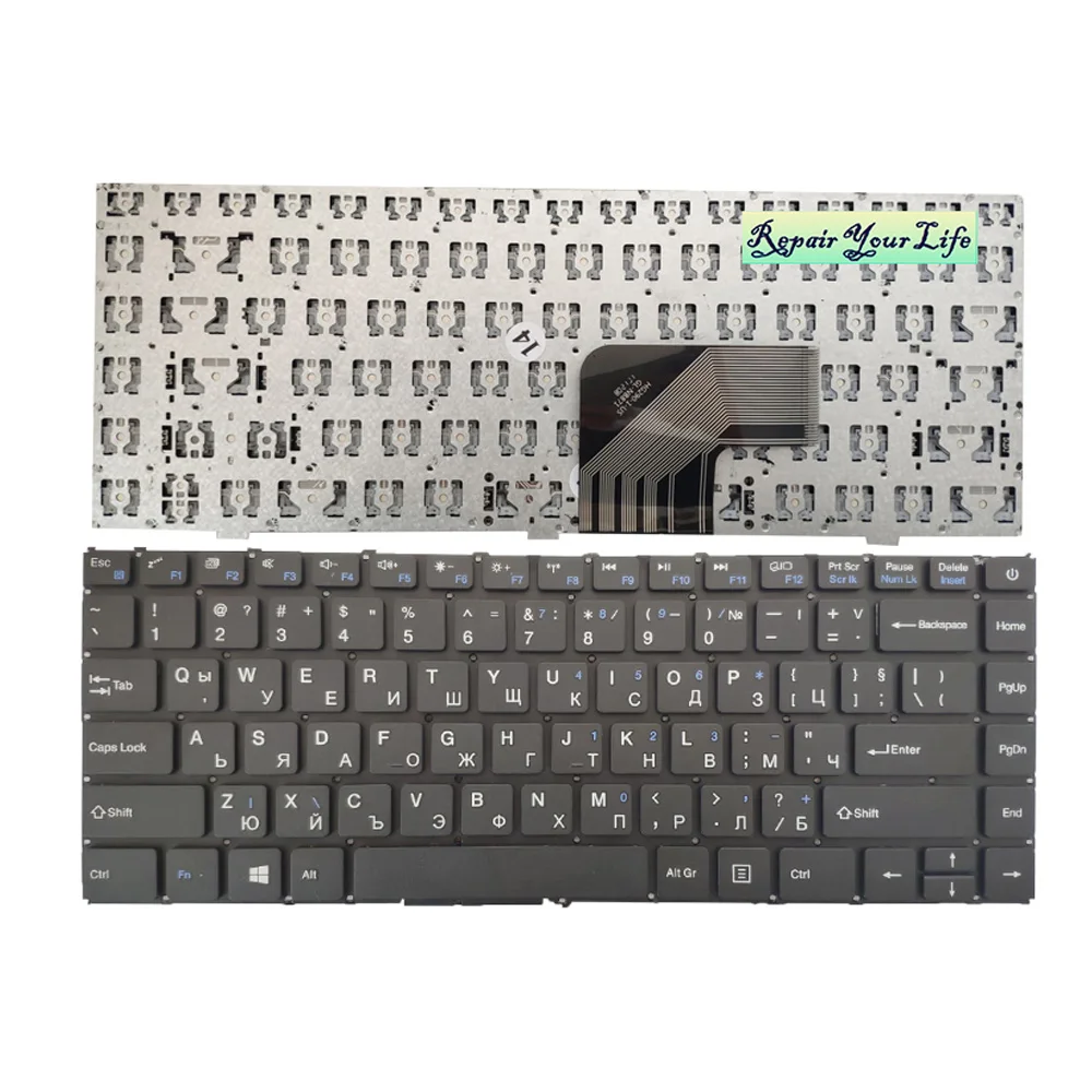 

laptop keyboard For Prestigio Smartbook 133S BG Bulgaria English/Russian HG2901-1-US GL-NB871 black Without frame hot sale