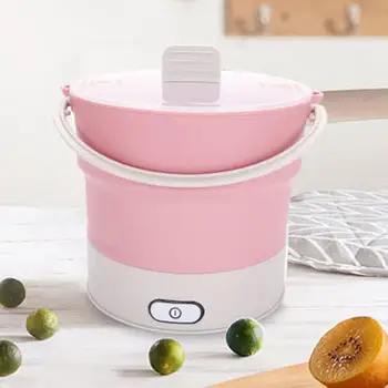 Portable Folding Steamer Hot Pot Stewing Cook Mini Pan Silicone Electric Kettle 
Portable Folding Steamer Hot Pot Stewing Cook Mini Pan Silicone Electric Kettle