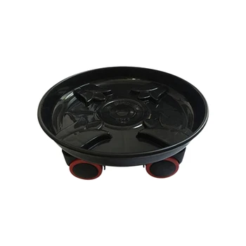 13Inch Black Mobile Flower Pot Tray Thick Resin Plastic Round Moving Tray With Universal Wheel Roller Flower Pot Base Plate
13Inch Black Mobile Flower Pot Tray Thick Resin Plastic Round Moving Tray With Universal Wheel Roller Flower Pot Base Plate