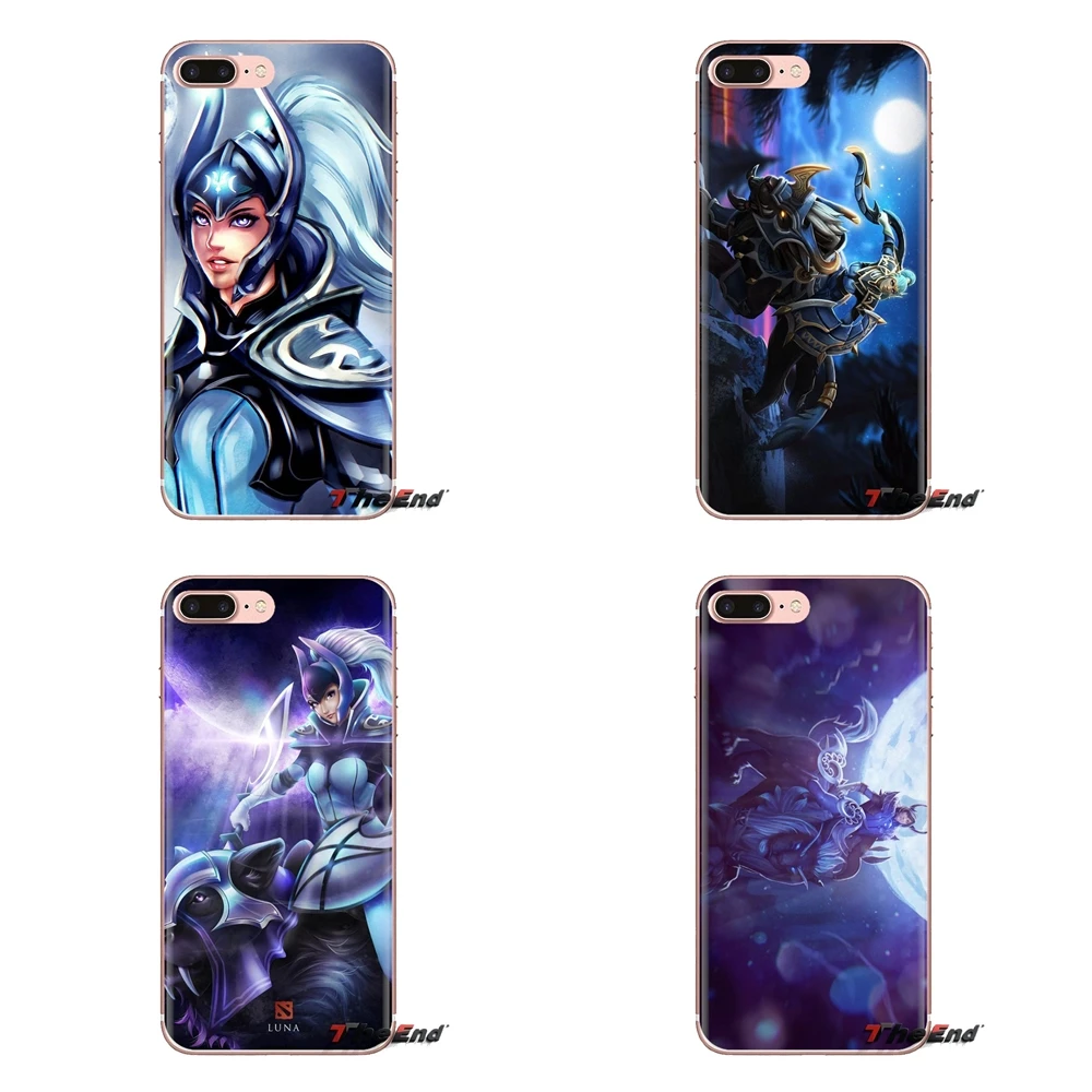 Для samsung Galaxy S2 S3 S4 S5 MINI S6 S7 edge S8 S9 Plus Note 2 3 4 5 8 Coque Fundas Luna Moonfang Moon Rider dota мягкий чехол |