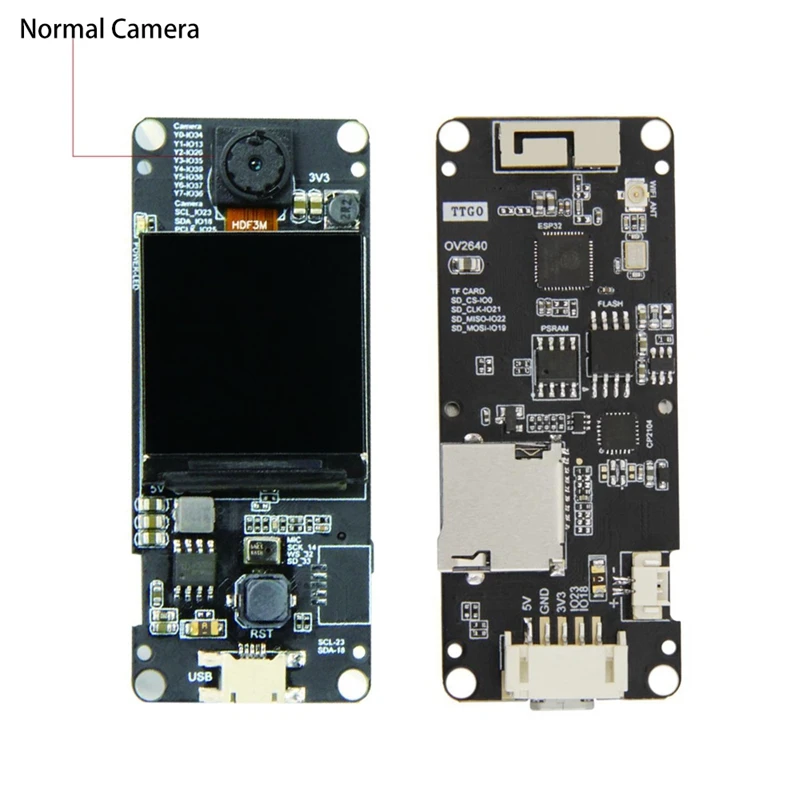 T-Camera Plus Esp32-Dowdq6 8Mb Spram Camera Module Ov2640 1.3 Inch Display Rear Camera
T-Camera Plus Esp32-Dowdq6 8Mb Spram Camera Module Ov2640 1.3 Inch Display Rear Camera