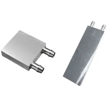 2 Pcs Primary Aluminum Alloy Water Cooling Block for Liquid Water Cooler Heat Sink System Silver 40X40mm & 40X120mm
2 Pcs Primary Aluminum Alloy Water Cooling Block for Liquid Water Cooler Heat Sink System Silver 40X40mm & 40X120mm