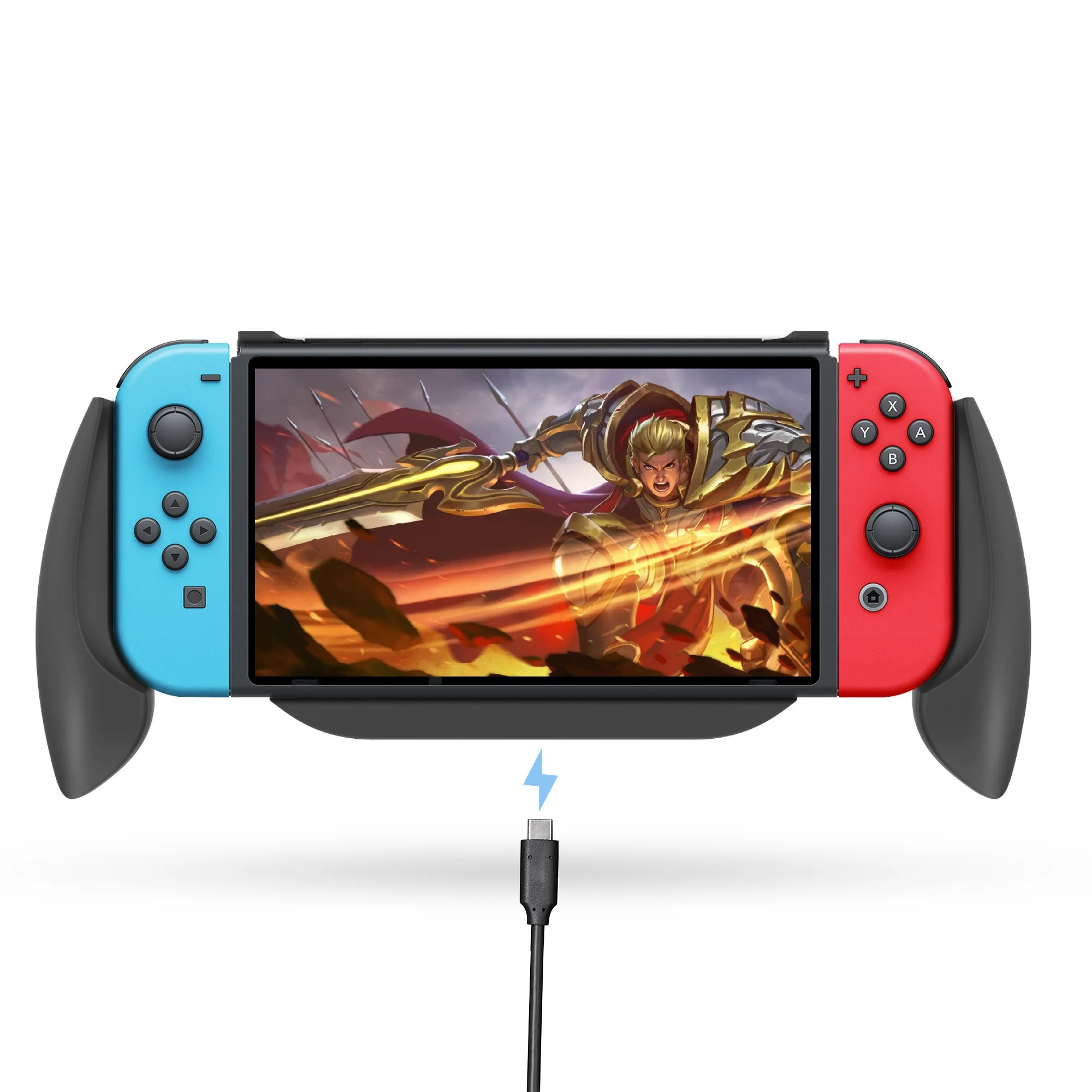 Charging Grip for Nintendo Switch Console Handle Game Grips with Gamecard Storage Case, Mini Stand for Nintendo
Charging Grip for Nintendo Switch Console Handle Game Grips with Gamecard Storage Case, Mini Stand for Nintendo