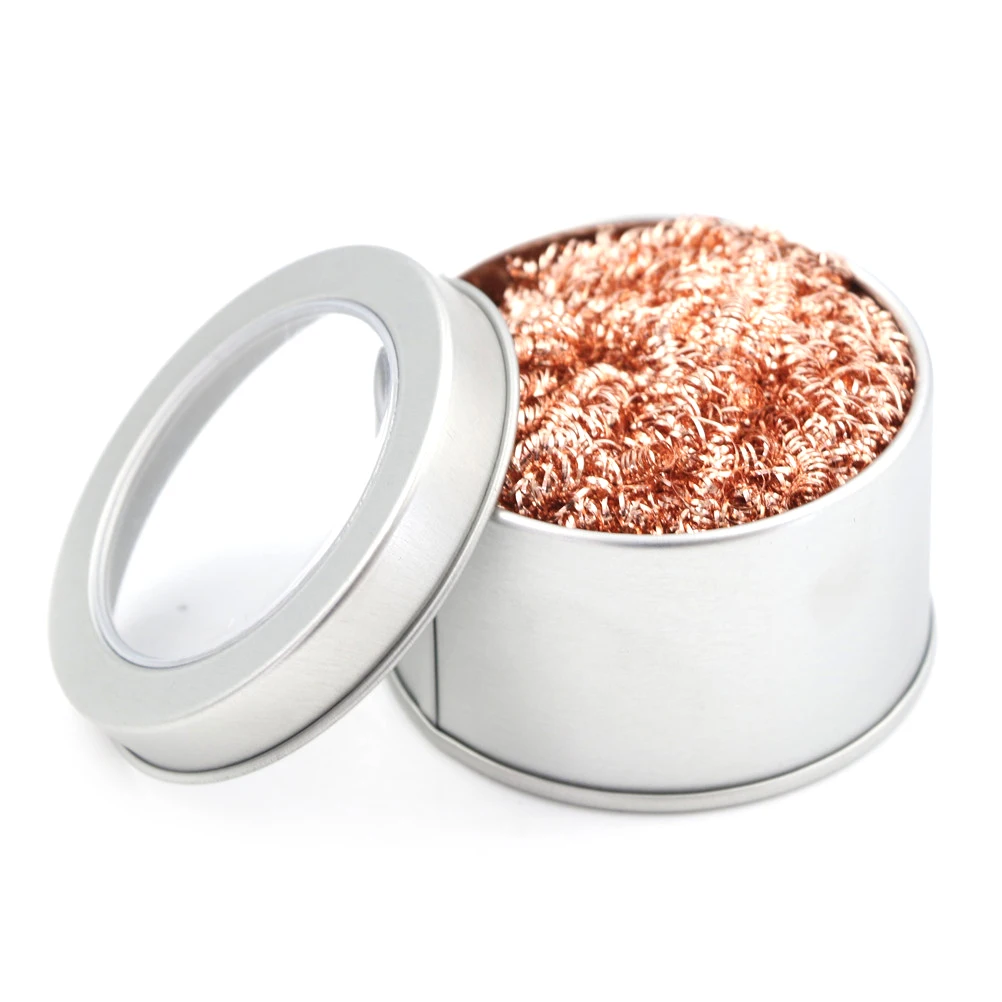 High Quality Cleaning Steel Wire Sponge Balls for Welding Tool New Arrival Welding Soldering Solder Iron Tip Cleaner
High Quality Cleaning Steel Wire Sponge Balls for Welding Tool New Arrival Welding Soldering Solder Iron Tip Cleaner