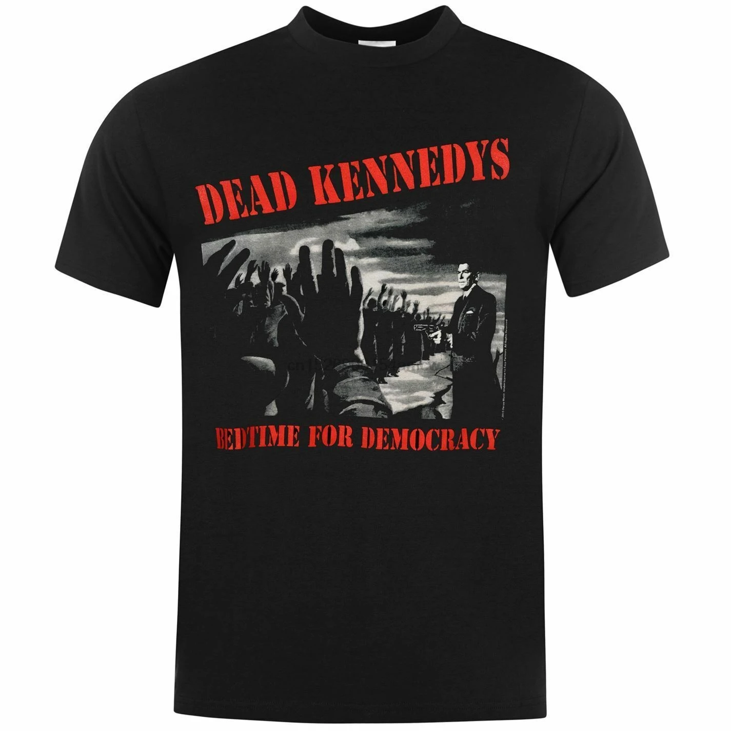 Dead Kennedys перед сном для демократии Футболка мужская Черная музыка Топ | Мужская