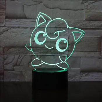 Cartoon 3D LED Lamp Pokemon Game Figures Jigglypuff Purin Night Light Bulb Multicolor Birth Gift Kid Toy Gadgets Touch Lava 2440
Cartoon 3D LED Lamp Pokemon Game Figures Jigglypuff Purin Night Light Bulb Multicolor Birth Gift Kid Toy Gadgets Touch Lava 2440