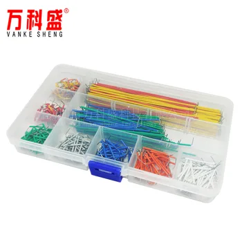 Boxed breadboard wire 14 lengths 560 high-quality jumpers Breadboard special wire Breadboard jumper
Boxed breadboard wire 14 lengths 560 high-quality jumpers Breadboard special wire Breadboard jumper