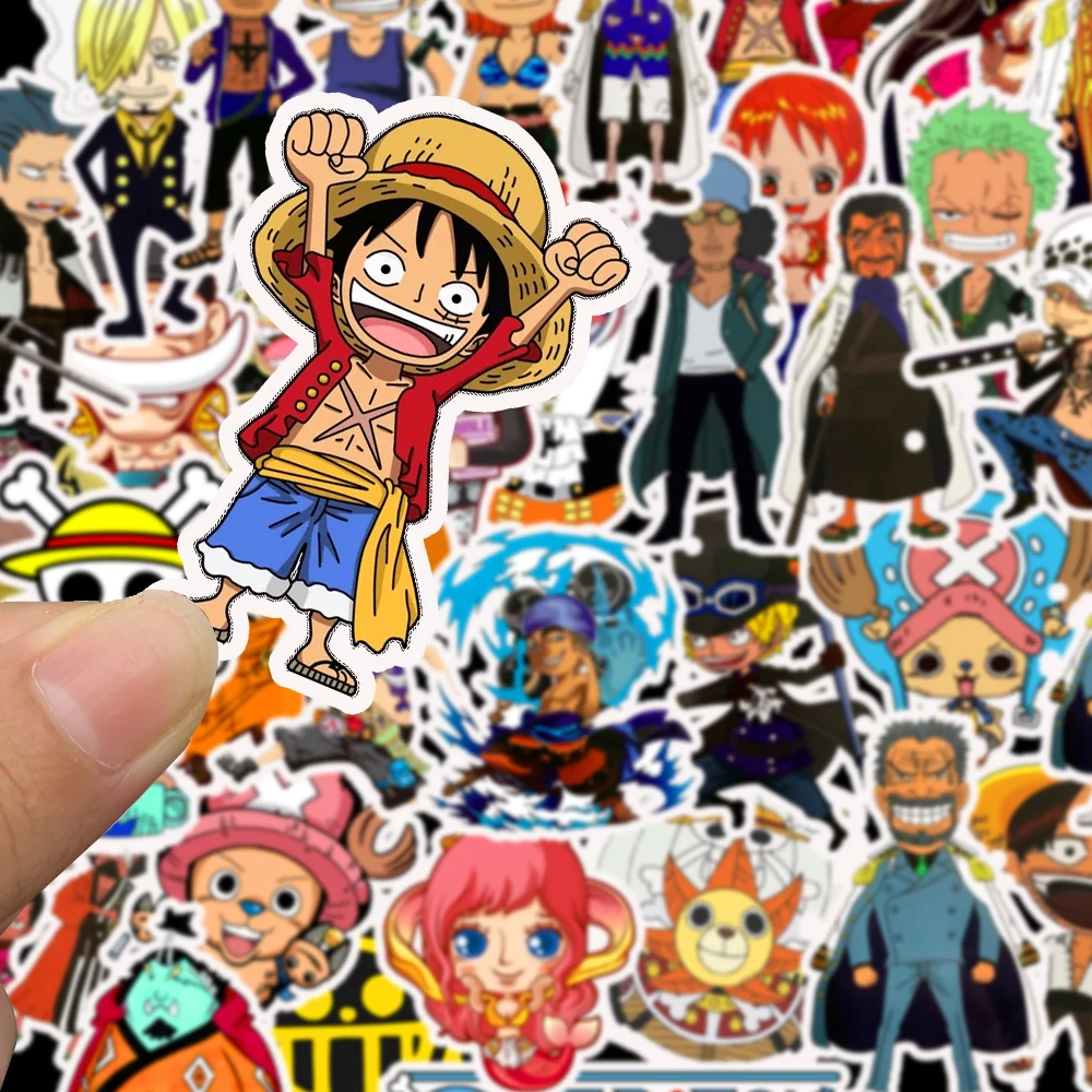 50Pcs Anime One Piece Luffy Stickers for Car Laptop PVC Backpack Home Decal Pad Bicycle PS4 Waterproof Decal
50Pcs Anime One Piece Luffy Stickers for Car Laptop PVC Backpack Home Decal Pad Bicycle PS4 Waterproof Decal