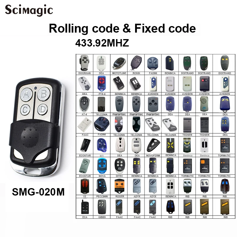 Gate control For AT-4 V2 MOTORLINE DEA remote garage door opener 433.92MHz clone controller for key duplicator command
Gate control For AT-4 V2 MOTORLINE DEA remote garage door opener 433.92MHz clone controller for key duplicator command