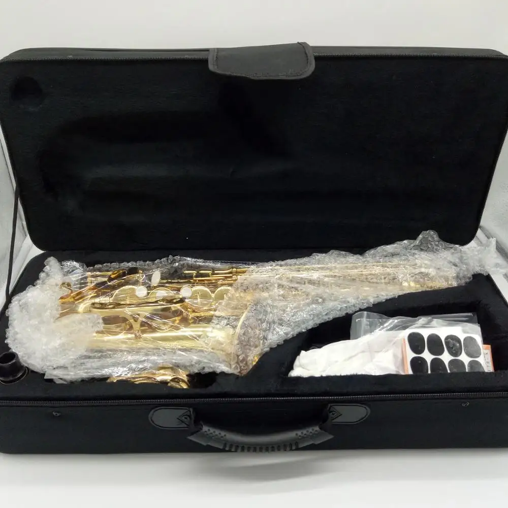 French Alto Saxophone SeleS AXOS Gold Lacquer Intermediate Saxophone Alto Musical Instruments Professional Included Case
French Alto Saxophone SeleS AXOS Gold Lacquer Intermediate Saxophone Alto Musical Instruments Professional Included Case