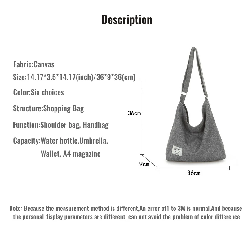 MARKROYAL Shoulder Bag Ladies Messenger Bag Large Capacity Canvas Shopping Bags All-match Simple Student Handbag Dropshipping MARKROYAL Shoulder Bag Ladies Messenger Bag Large Capacity Canvas Shopping Bags All-match Simple Student Handbag Dropshipping
