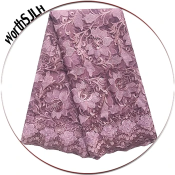 Lilac Nigerian High Quality French Lace 2019 Latest African Tulle Lace Embroidery Fabric White Nigeria Fabric Lace With Stones
Lilac Nigerian High Quality French Lace 2019 Latest African Tulle Lace Embroidery Fabric White Nigeria Fabric Lace With Stones