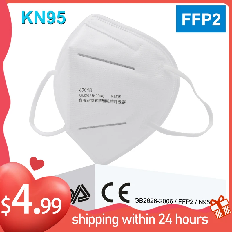 CE/FDA/FFP2 Certified KN95 n95 Self-Priming Filter Respirator Virus Protection Doctor Nurse Face Mask(White)
CE/FDA/FFP2 Certified KN95 n95 Self-Priming Filter Respirator Virus Protection Doctor Nurse Face Mask(White)