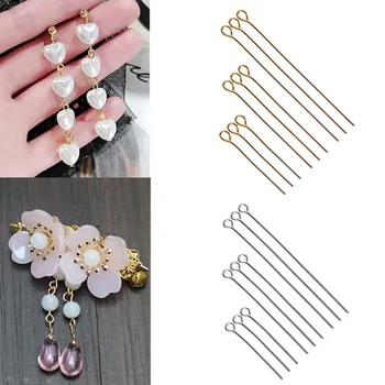 100pcs Eye Head Pins 15 20 25 30 40 50 60 mm Eye Pins Findings For Diy Jewelry Making Jewelry Accessories Supplies 
100pcs Eye Head Pins 15 20 25 30 40 50 60 mm Eye Pins Findings For Diy Jewelry Making Jewelry Accessories Supplies