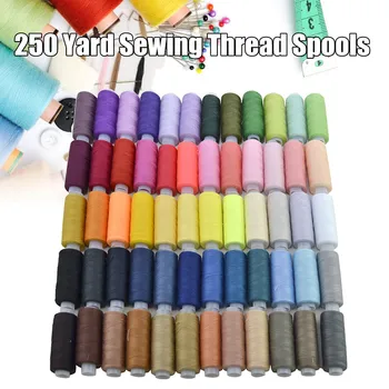 60 Colors 250 Yard Spools Polyester Sewing Thread Reel Machine Hand Cord Set DIY Apparel Sewing Threads Accessories Tools Kit
60 Colors 250 Yard Spools Polyester Sewing Thread Reel Machine Hand Cord Set DIY Apparel Sewing Threads Accessories Tools Kit