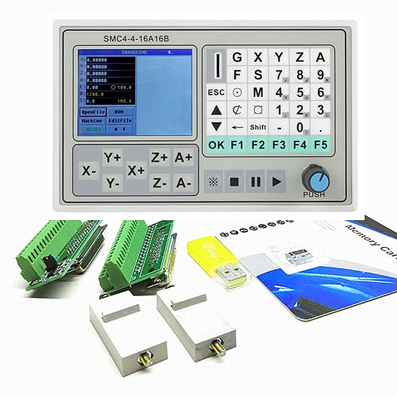 SMC4-4-16A16B 4 CNC Motion Controller For Carving Machine Control System for diy CNC machine
SMC4-4-16A16B 4 CNC Motion Controller For Carving Machine Control System for diy CNC machine