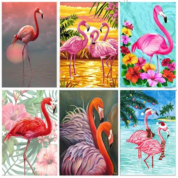 Mosaic Full Round Drill Diamond Embroidery Animals 5D DIY Diamond Painting Flamingo Cross Stitch Decoration Rhinestone Picture
Mosaic Full Round Drill Diamond Embroidery Animals 5D DIY Diamond Painting Flamingo Cross Stitch Decoration Rhinestone Picture