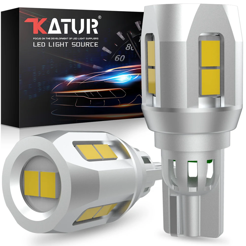 Katur 2x W16W T15 светодиодсветодиодный лампы Canbus без ошибок светодиодный ные фонари