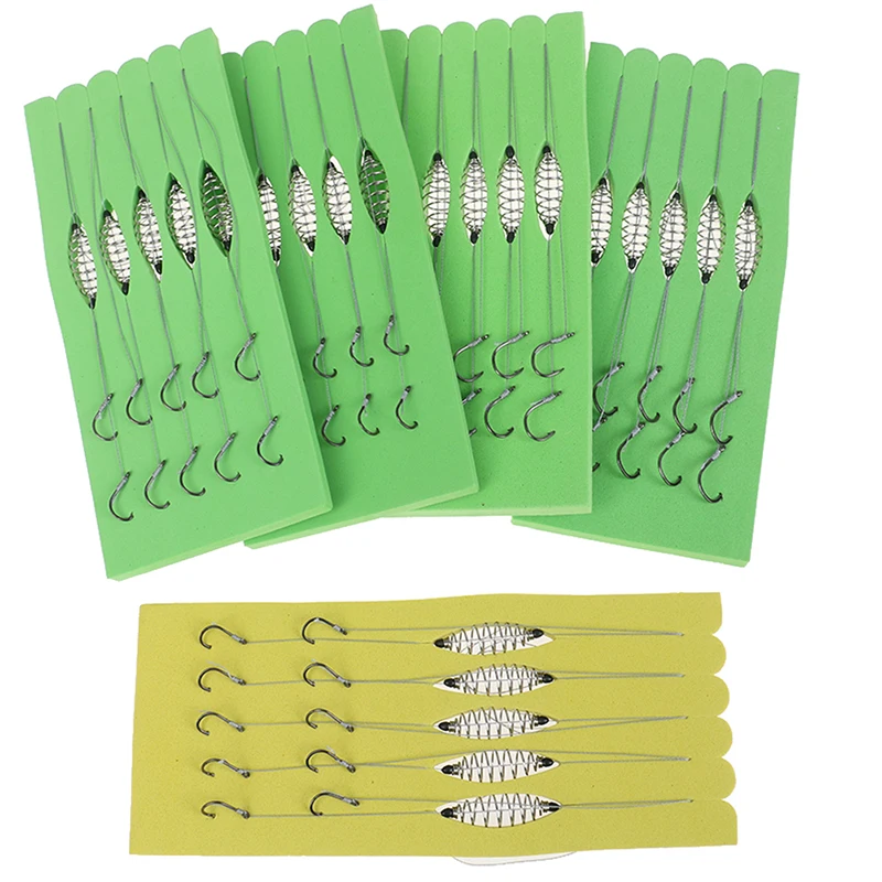 5pcs Cage Feeder String Hook Bait Feeder Double Hook Fishing PE Line Rigs Swivel carp hooks Fishing Accessories
5pcs Cage Feeder String Hook Bait Feeder Double Hook Fishing PE Line Rigs Swivel carp hooks Fishing Accessories