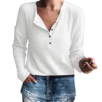 Sexy V-Neck Knitted Sweater Female 2019 Women Button Decoration Solid Color Sweaters Spring Long Sleeve Thin Sweaters
Sexy V-Neck Knitted Sweater Female 2019 Women Button Decoration Solid Color Sweaters Spring Long Sleeve Thin Sweaters