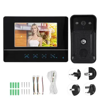 Wired Doorbell 7Inch TFT Monitor Intercom Camera Video Door Phone Access Control System 100-240V
Wired Doorbell 7Inch TFT Monitor Intercom Camera Video Door Phone Access Control System 100-240V