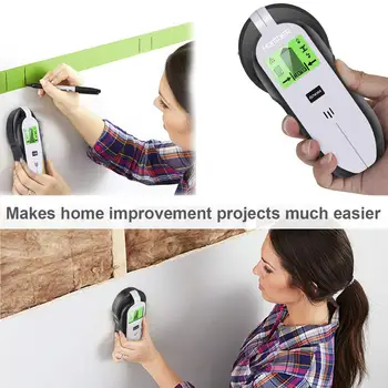 4 In 1 Electric Wall Detector Finders Stud Finder Wall ScannerWith Digital LCD Display For Wood AC Wire Metal Studs Detection
4 In 1 Electric Wall Detector Finders Stud Finder Wall ScannerWith Digital LCD Display For Wood AC Wire Metal Studs Detection