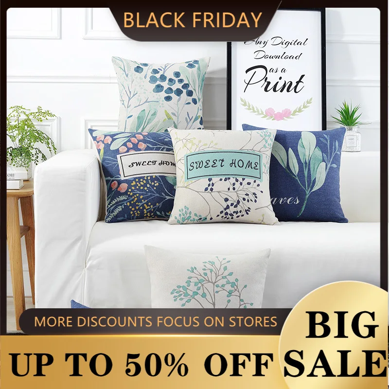 Painted Plant Pillow Seat Cushion Cartoon Sofa Backrest Case Nordic Fall Decorations flower pillow cases
Painted Plant Pillow Seat Cushion Cartoon Sofa Backrest Case Nordic Fall Decorations flower pillow cases
