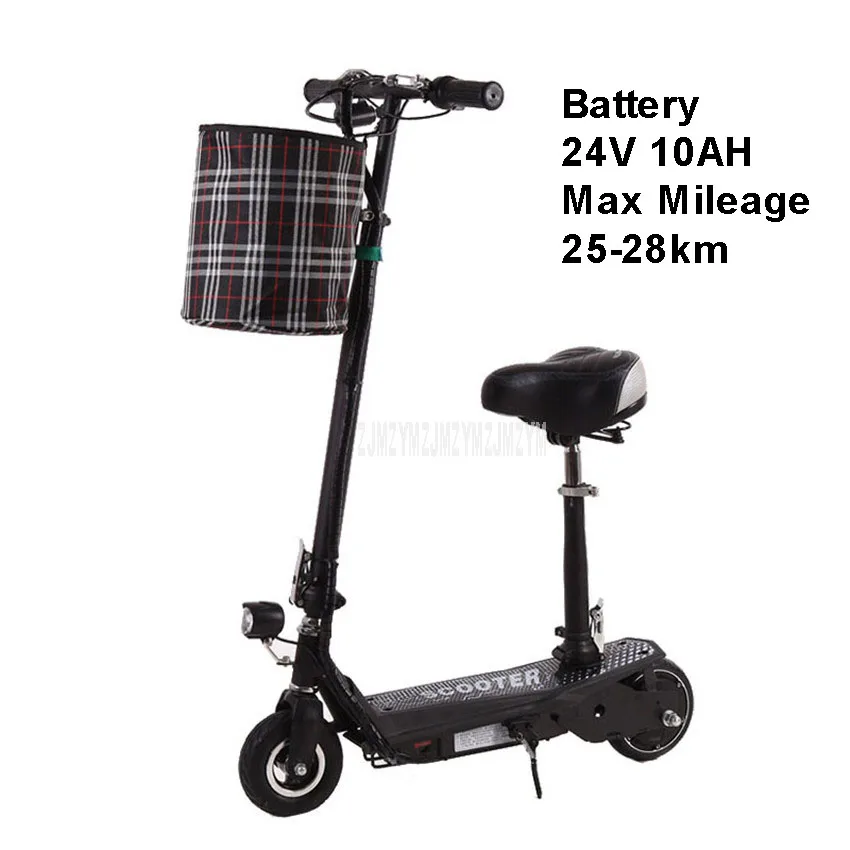 350W Two-wheel Smart Foldable Electric Scooter Kick Scooter Mini Electric Bicycle Skateboard Max 25KM/H 24V 10AH Mileage 25-28km
350W Two-wheel Smart Foldable Electric Scooter Kick Scooter Mini Electric Bicycle Skateboard Max 25KM/H 24V 10AH Mileage 25-28km