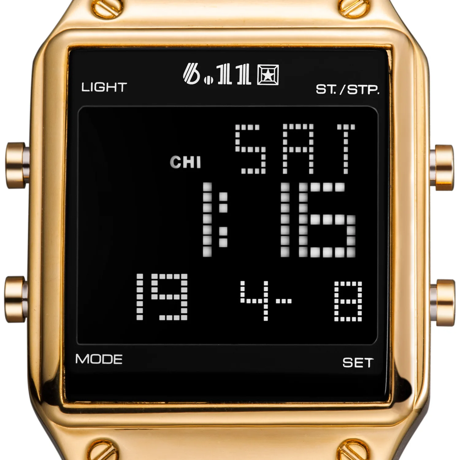 6.11 Watch Silicone Band Multi-functional LCD Display Outdoor MEN'S Watch Electronic Watch Sports Watch Waterproof Night Light
6.11 Watch Silicone Band Multi-functional LCD Display Outdoor MEN'S Watch Electronic Watch Sports Watch Waterproof Night Light