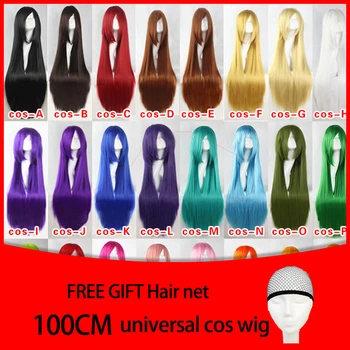 MUMUPI 100cm 23 Different Colors Full Bangs Straight Long Heat Resistance Synthetic Hair Cosplay Costume Wigs
MUMUPI 100cm 23 Different Colors Full Bangs Straight Long Heat Resistance Synthetic Hair Cosplay Costume Wigs