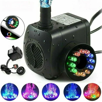 220V LED Light Electric Water Pump Pool Garden Fountain Submersible High-lift Pump Aquarium Tank Fish Pond Oxygen Pump UK Plug
220V LED Light Electric Water Pump Pool Garden Fountain Submersible High-lift Pump Aquarium Tank Fish Pond Oxygen Pump UK Plug