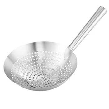 Kitchen Stainless Steel Large Colander Filter with Handle Cold Shrimp Filter Fried Filter Surface-24cm
Kitchen Stainless Steel Large Colander Filter with Handle Cold Shrimp Filter Fried Filter Surface-24cm