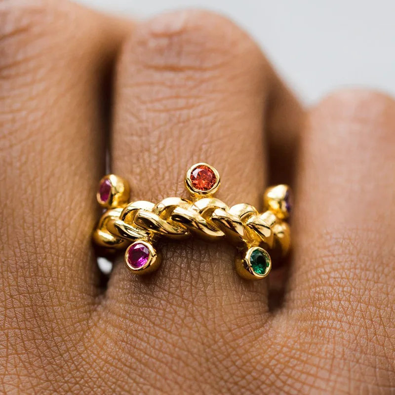 Milangirl Rings For Women Twisted Crystal Ring Classical Ring Open Vintage Simple Jewelry Engagement Rings
Milangirl Rings For Women Twisted Crystal Ring Classical Ring Open Vintage Simple Jewelry Engagement Rings