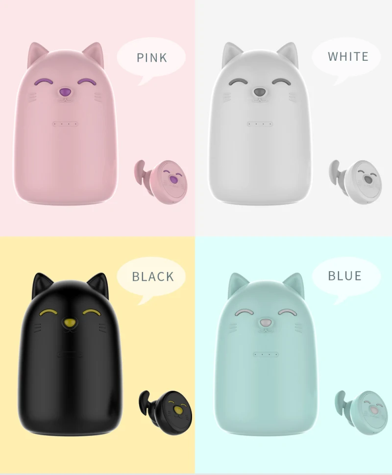 Cat TWS Earphone Headset to Ear 5.0 Cute Cartoon Wireless Bluetooth Sports Headphones Earbuds TWS Headset Wireless Headphone
Cat TWS Earphone Headset to Ear 5.0 Cute Cartoon Wireless Bluetooth Sports Headphones Earbuds TWS Headset Wireless Headphone