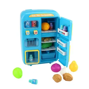 Yiwa Children Cute Kitchen Pretend Play Simulation Electric Simulation Refrigerator Vending Machine Kitchenware Cooking Set
Yiwa Children Cute Kitchen Pretend Play Simulation Electric Simulation Refrigerator Vending Machine Kitchenware Cooking Set
