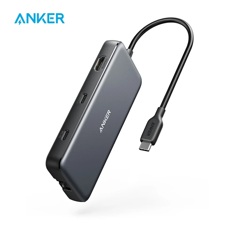 Anker USB C Hub, PowerExpand 8-in-1 USB C Adapter, with 100W Power Delivery, 4K 60Hz HDMI Port, 10Gbps USB C and 2 USB A Data Po
Anker USB C Hub, PowerExpand 8-in-1 USB C Adapter, with 100W Power Delivery, 4K 60Hz HDMI Port, 10Gbps USB C and 2 USB A Data Po