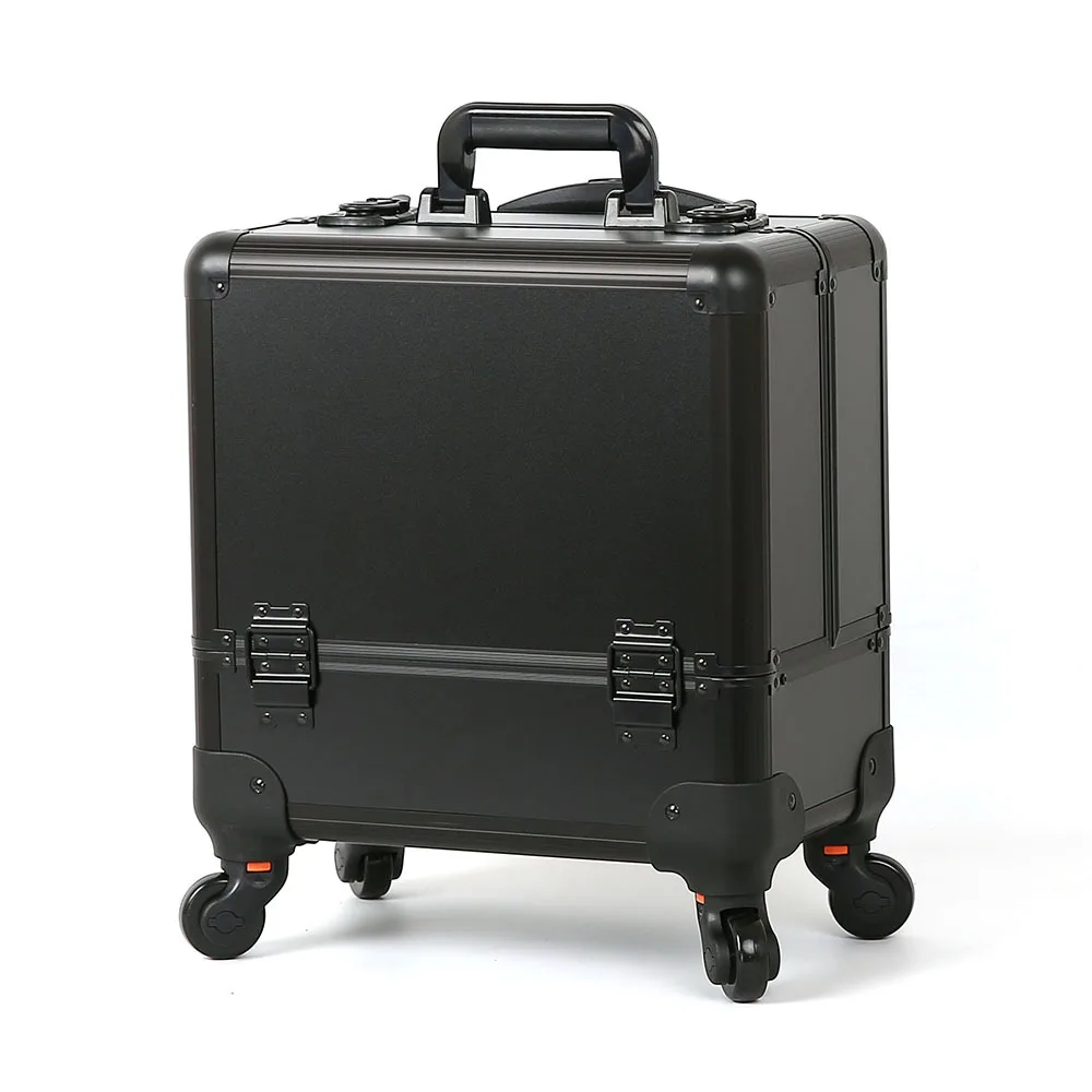 Aluminum Alloy Trolley Cosmetic Case Multi-Function Makeup Kit Large-Capacity Makeup Suitcase Rolling Wheel Beauty Cosmetic Bag
Aluminum Alloy Trolley Cosmetic Case Multi-Function Makeup Kit Large-Capacity Makeup Suitcase Rolling Wheel Beauty Cosmetic Bag