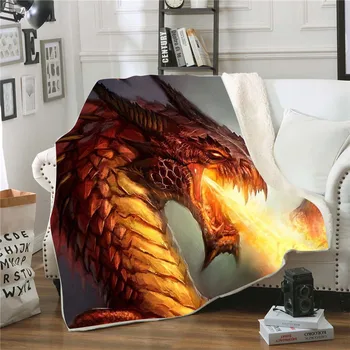 Custom3D Print Animals Dragon Sherpa Blanket Couch Quilt Cover Travel Kid Bedding Outlet Velvet Plush Throw Fleece Blanket Duvet
Custom3D Print Animals Dragon Sherpa Blanket Couch Quilt Cover Travel Kid Bedding Outlet Velvet Plush Throw Fleece Blanket Duvet