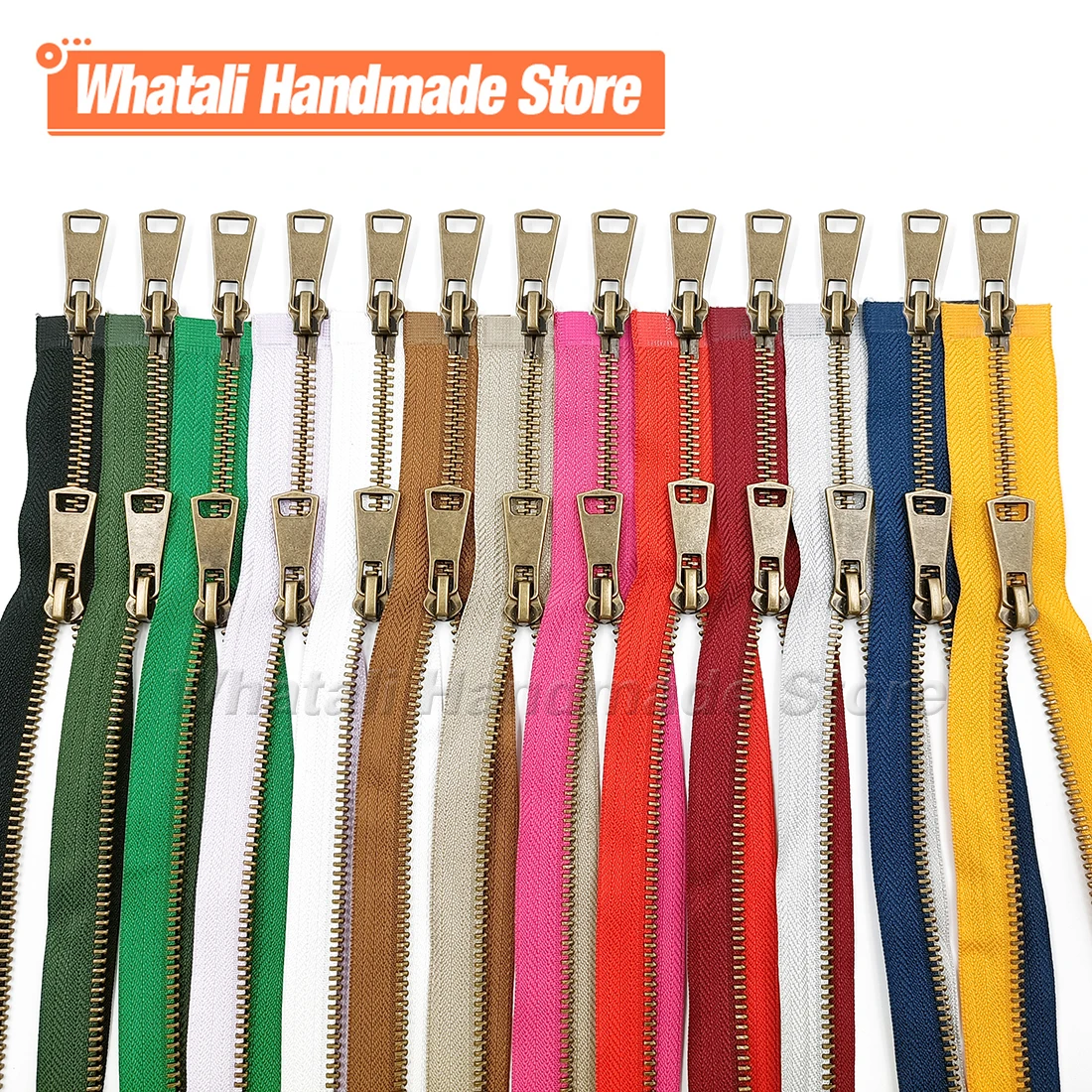 5# Colorful High Quality Open-End 2-Ways Zip Double Sliders Copper Metal Zipper Diy Handcraft For Sewing Cloth Pocket Garment
5# Colorful High Quality Open-End 2-Ways Zip Double Sliders Copper Metal Zipper Diy Handcraft For Sewing Cloth Pocket Garment