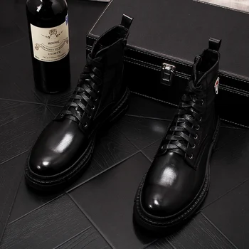 2019 New autumn Boots Men Waterproof leather Boot Warm Comfortable Men Winter Shoes High Top Leather Ankle Boots Winter
2019 New autumn Boots Men Waterproof leather Boot Warm Comfortable Men Winter Shoes High Top Leather Ankle Boots Winter