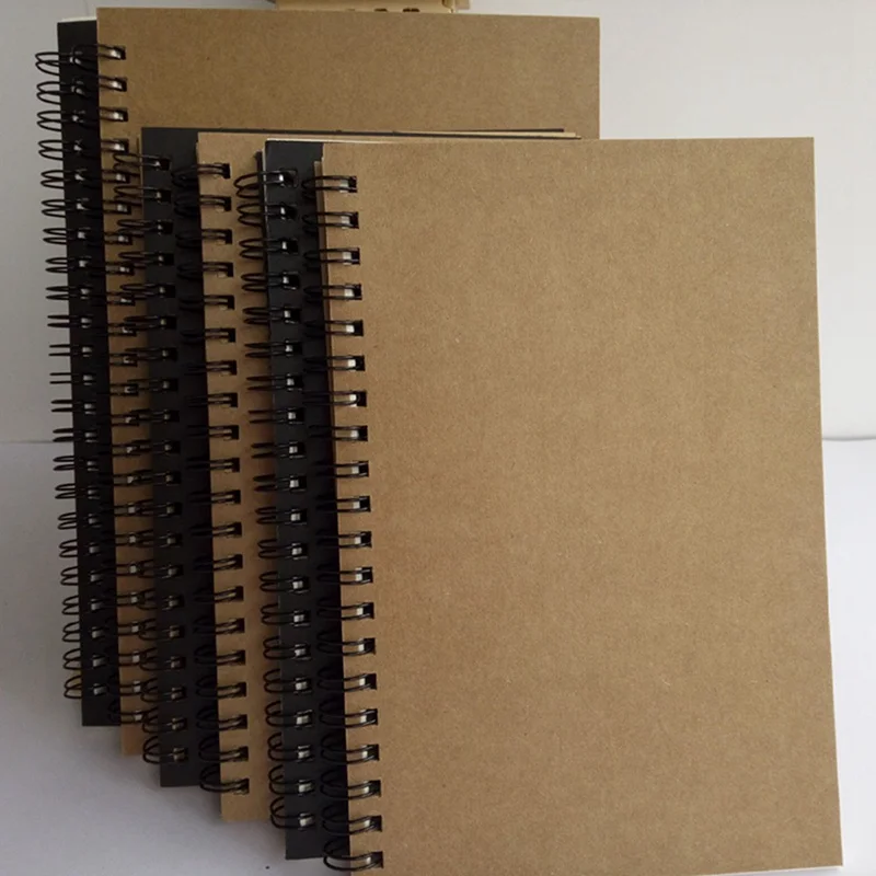 Retro Simple Business Notebook Coil Sketch Notebook Kraft Paper Painting Notepad Diary Blank Kraft Inner Pages Students Notebook
Retro Simple Business Notebook Coil Sketch Notebook Kraft Paper Painting Notepad Diary Blank Kraft Inner Pages Students Notebook