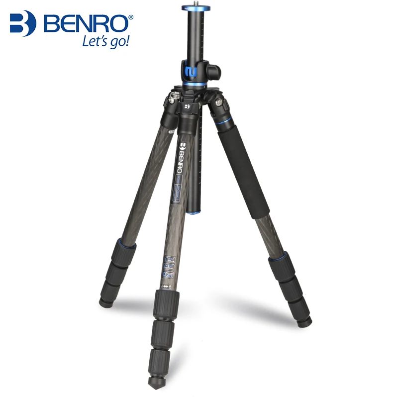 

Benro GC258T Tripod Carbon Fiber Tripods Monopod For Camera 4 Section Carrying Bag Max Loading 14kg DHL Free Shipping