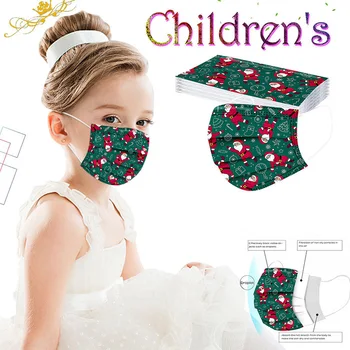 50Pcs Christmas Disposable Face Mouth Masks Non-woven 3-layer mascarilas Dust-proof Breathable Anti-pollution Children Mouth Cap
50Pcs Christmas Disposable Face Mouth Masks Non-woven 3-layer mascarilas Dust-proof Breathable Anti-pollution Children Mouth Cap