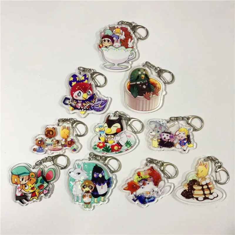 Animal Crossing Keychains Toy Acrylic Pendant Key Chain Double-Sided Animal Forest Friends Association Key Rings Gift Wholesale
Animal Crossing Keychains Toy Acrylic Pendant Key Chain Double-Sided Animal Forest Friends Association Key Rings Gift Wholesale