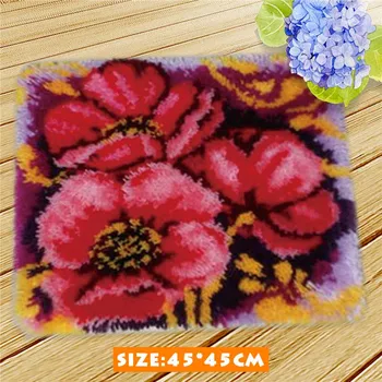 Pulaqi Flowers Cushion Latch Hook Rug Kits Crocheting Rug Yarn Mat Embroidery Carpet Handmade Home Decor Unfinished Needlework F
Pulaqi Flowers Cushion Latch Hook Rug Kits Crocheting Rug Yarn Mat Embroidery Carpet Handmade Home Decor Unfinished Needlework F
