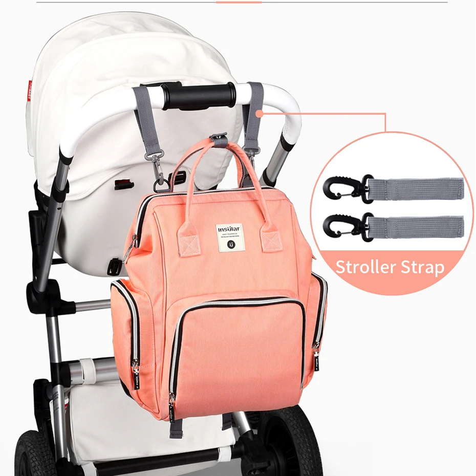 1pc Multi-functional Double Shoulder Mummy Bag Large Capacity Maternal Waterproof Zipper Backpack Baby Cart Bag Children Product
1pc Multi-functional Double Shoulder Mummy Bag Large Capacity Maternal Waterproof Zipper Backpack Baby Cart Bag Children Product